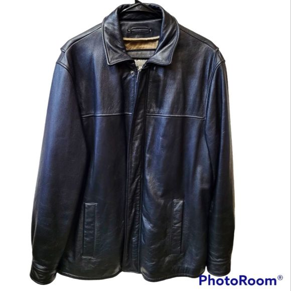 Wilsons Leather Other - Black Leather Wilsons Jacket,  Leather, Size M